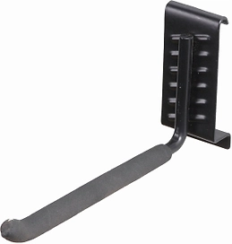 Крюк для одежды 510100 черный 90х40х180 мм