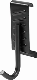 Крюк для одежды 510102 черный 100х40х65 мм