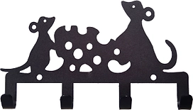 Крючок универсальный FIREWOOD Мышки с сыром черный 130х100х30 мм