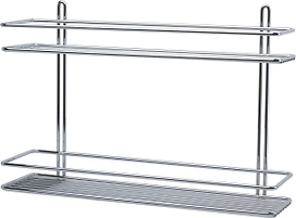 Полка для ванных принадлежностей VANSTORE CLASSIC хром 400х110х280 мм