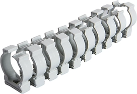 Держатель декоративный Ecoplast серый 90х110х30 мм 10 шт