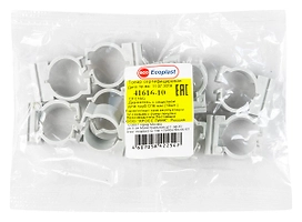 Держатели декоративные Ecoplast 41616-10 серые 90х90х30 мм 10 шт