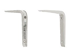 Кронштейн для полки Larvij Ренифорс белый 250х200х30 мм