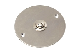 Кнопка для звонка хромированная