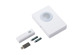 Дверной звонок LUX Funkgong беспроводной 2 мелодии белый