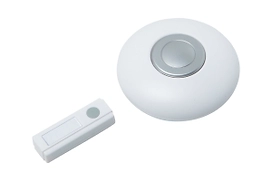 Дверной звонок OBI Funkgong 302035 беспроводной 3 мелодии белый