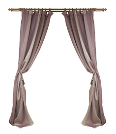 Штора портьерная 6116034 140х260 см фиолетовая 