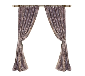 Штора портьерная 6115928 140х260 см розовая