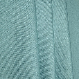 Ткань портьерная 110137 лен блэкаут 280 см бирюзовая