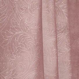 Ткань портьерная 109883 бархат блэкаут 280 см розовая