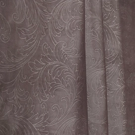 Ткань портьерная 109884 бархат блэкаут 280 см коричневая