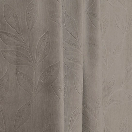 Ткань портьерная 109877 бархат блэкаут 280 см серебристая