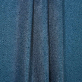 Ткань портьерная 91063 лен блэкаут 280 см синяя