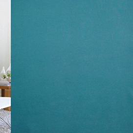 Ткань портьерная 96659 лен блэкаут 280 см бирюзовая