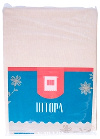 Штора портьерная С 537294 _V110 160х260 см белая