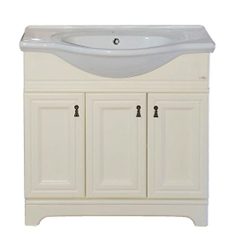 Тумба напольная под раковину MISTY Лувр П-ЛВР01085-1014 85 см слоновая кость