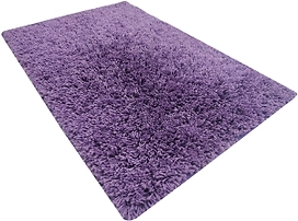 Коврик для ванной 50х80 см ворсовый фиолетовый 260422