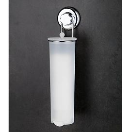 Держатель для ватных дисков Tatkraft Mega Lock настенный хром 8,5х10х34,5 см