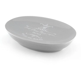 Мыльница WESS Paris керамика серый