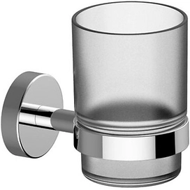 Стакан для зубных щеток SCANDI PRO стеклянный  с крепление к стене