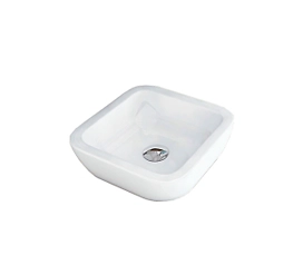 Раковина Акватон Khroma белая 40х40 см