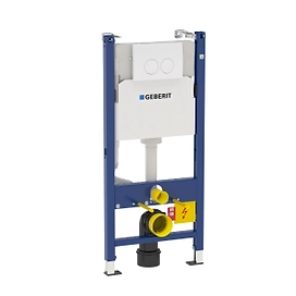 Инсталляция GEBERIT Duofix с белой клавишей для подвесного унитаза(458.120.11.1)