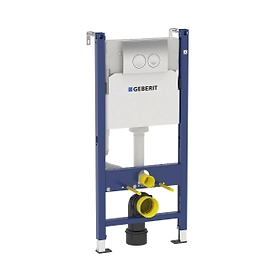 Инсталляция GEBERIT Duofix с хром клавишей для подвесного унитаза(458.121.21.1)