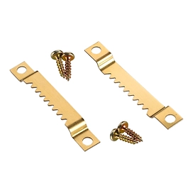 Крепление зацеп зубчатый для рамки с шурупами сталь 55 мм 2 шт