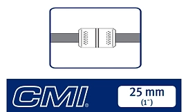 Муфта ремонтная LUX-TOOLS пластик 1" ( 25мм)