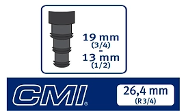 Адаптер универсальный LUX-TOOLS 1/2"3/4"1"