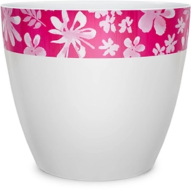 Кашпо керамическое Scheurich 920, декор Миледи, D14