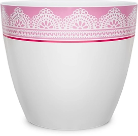 Кашпо керамическое Scheurich 920, декор Принцесса, D14