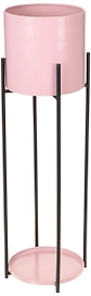 Кашпо на подставке розовое D20 H60