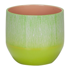Кашпо керамическое Scheurich 828 зеленый D14 H13