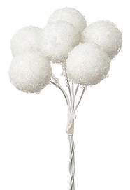 Набор белых шариков на вставке 10x10x10 cм