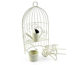 Набор минидекора Bloomit's беседка, ведро, лейка, тележка