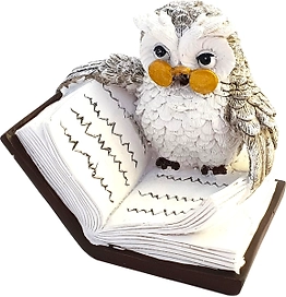 Фигурка Совушки сова с книгой 10х7 см