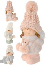 Сувенир новогодний керамика в ассортименте 9х8х12 см