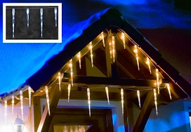 Гирлянда внешняя Капающие сосульки 100 LED синяя 1.6 м