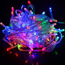 Гирлянда SH Lights уличная 120 LED зеленый провод 12 м