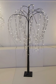 Фигура световая Ива пластик черная 180 см