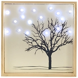 Гирлянда светодиодная новогодняя 18 шт теплый белый 15x15 см