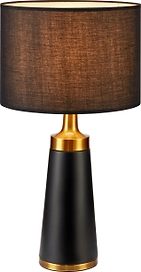 Лампа настольная 27x27 см коричневая