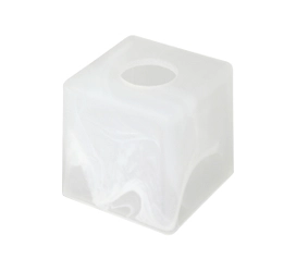 Плафон Vitaluce стеклянный белый 9х10х10 см