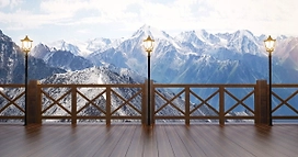 Фотообои ATELIERO Выход в Альпы 630594 2,5х1,3 м