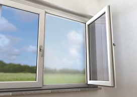 Москитная сетка для окна LUX-TOOLS антрацит 120x100 см