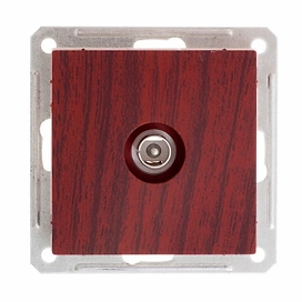 Розетка Schneider Electric W59 телевизионная мореный дуб