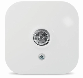 Розетка телевизионная FLOS M проходная белая