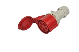 Электрическая муфта LUX-TOOLS красная 380 В влагозащищенная