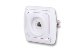 Розетка Дельта компьютерная белая